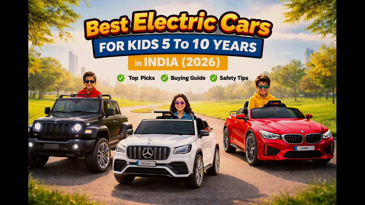 Best electric cars for kids 5 to 10 years in India 2026 with buying guide and top models