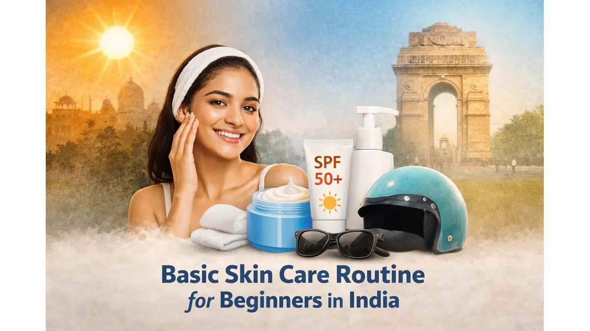 basic skin care routine for beginners in India step by step